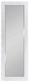 Καθρέπτης Τοίχου Amy 1220197 50x150cm White-Silver Mirrors &amp; More Πλαστικό, Γυαλί