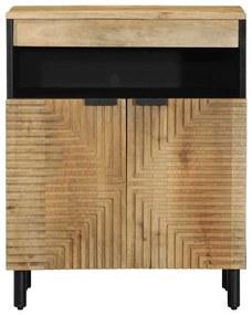 vidaXL Sideboard καφέ 60x33x75 cm μασίφ ξύλο Mango