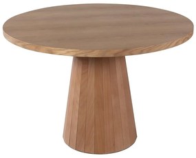 Τραπέζι Albero 117FRF1244 Φ120x75cm Oak Mdf,Ξύλο