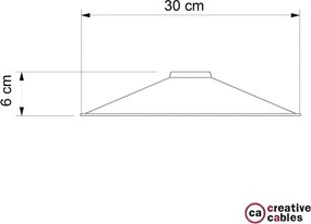 Μεταλλικό Καπέλο Swing για ντουί Ε27 Μουσταρδί