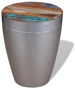 vidaXL Σκαμπό Aviator από Μασίφ Ανακυκλωμένο Ξύλο