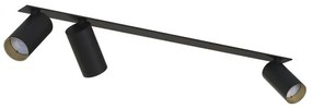 Σποτ Φωτιστικό Ράγας 3xGU10 10W IP20 Mono Surface Nowodvorski 7691 Μαύρο-Χρυσό