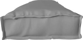vidaXL Μαξιλάρι παλέτας Γκρι 200 x 40 x 8 εκ. Ύφασμα Οξφόρδης