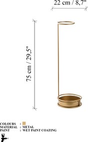 Ομπρελοθήκη Χρυσή SEMSIYE 22x22x75