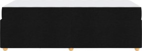vidaXL Σκελετός Κρεβατιού με στρώμα Μαύρο 100 x 200 cm ύφασμα