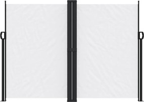 vidaXL Σκίαστρο Πλαϊνό Συρόμενο Λευκό 180 x 600 εκ.