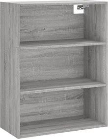 vidaXL Ντουλάπι Γκρι Sonoma 69,5 x 34 x 180 εκ. Επεξεργασμένο Ξύλο