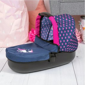 Καλάθι για Κούκλες Reig Stule Pram Ναυτικό Μπλε 63 cm