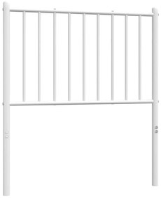 vidaXL Ανταλλακτικό κεφαλάρι Λευκό 80 εκ. Μεταλλικό