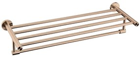 Κρεμάστρα Πετσέτας Artemis A0150336 59,7x20,5x12,6cm Rose Gold Karag Stainless Steel