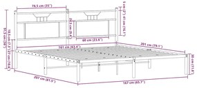 ΠΛΑΙΣΙΟ ΚΡΕΒΑΤΙΟΥ ΧΩΡΙΣ ΣΤΡΩΜΑ 160X200 ΕΚ. ΕΠΕΞΕΡΓΑΣΜΕΝΟ ΞΥΛΟ 4106746