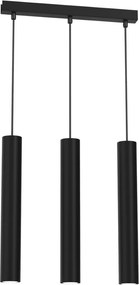 Κρεμαστό Φωτιστικό Hudson 3xGU10 Μαύρο