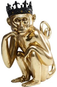 Διακοσμητική Επιτραπέζια Φιγούρα King Lui Πίθηκος Χρυσή 35 εκ.