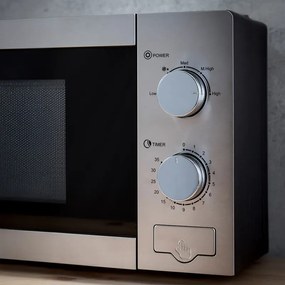 Φούρνος μικροκυμάτων Oliver Voltz OV51443C, 700W, 20 l, 5 στάδια, χρονοδιακόπτης, απόψυξη, γκρι