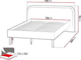 Κρεβάτι Harmony-120 x 200