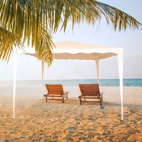 Κληματαριά Aktive 300 x 250 x 300 cm Χάλυβας Λευκό Πλαστική ύλη