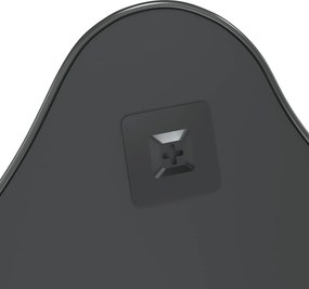 vidaXL Καθρέφτης Τοίχου Μαύρος 60x50 εκ.