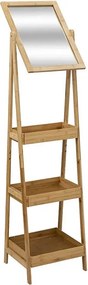 Ραφιέρα μπάνιου με καθρέφτη 5five - 39.5x36x168cm
