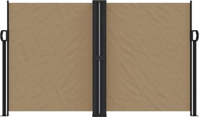 vidaXL Σκίαστρο Πλαϊνό Συρόμενο Taupe 140 x 600 εκ.