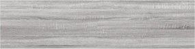 vidaXL Ράφια Τοίχου 4 τεμ. Γκρι Sonoma 40x10x1,5 εκ. Επεξεργ. Ξύλο