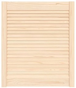 vidaXL Πορτάκι με Περσίδες 69x59,4 εκ. από Μασίφ Ξύλο Πεύκου
