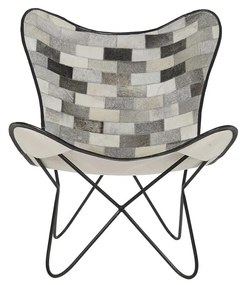 Καρέκλα Τραπεζαρίας DKD Home Decor Λευκό Μαύρο Μπεζ Γκρι 74 x 70 x 90 cm
