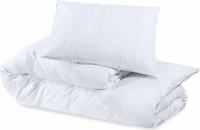 vidaXL Σετ Παπλωματοθήκης Λευκό 260x240 εκ. Βαμβακερό