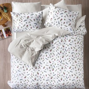 Κουβερλί Frutilla 12 White-Green Kentia Υπέρδιπλo 230x250cm 100% Βαμβακοσατέν