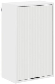 vidaXL Ντουλάπι Μπάνιου Λευκό 39 x 23.5 x 65 εκ. Επεξεργασμένο ξύλο