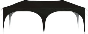 vidaXL Αυτοσχέδιο Μόρφωση 574 x 289 x 245 cm Μαύρο Ύφασμα Όξφορντ