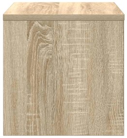 vidaXL Κομοδίνο Χρώμα Sonoma Δρυς 40 x 30 x 30 εκ. από Επεξ. Ξύλο