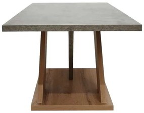 Τραπέζι σαλονιού Solange pakoworld σε γκρι-sonoma απόχρωση 110x55x47.5εκ