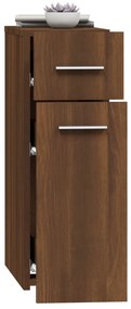 vidaXL Συρταριέρα Γενικής Χρήσης Καφέ Δρυς 20x45,5x60 εκ. Επεξ. Ξύλο