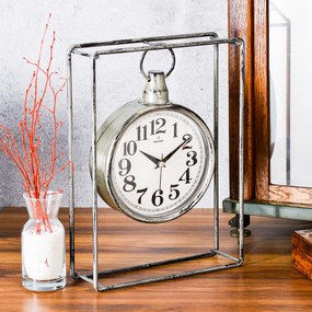 Διακοσμητικό Ρολόι Γκρι SUPERA 23x0,7x32