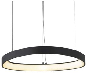 Φωτιστικό Οροφής Harmony BR97LEDP40BK 36W Led Φ42cm 120cm Black Aca Aluminium