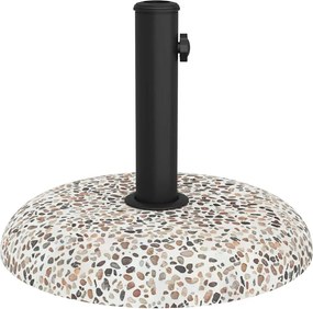 vidaXL Βάση ομπρέλας Πολύχρωμο Ø 45 x 33 εκ Σκυρόδεμα