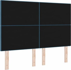 vidaXL Κεφαλάρι Σκούρο Μπλε 160 cm Βελούδο