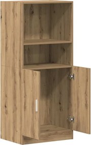 vidaXL Ντουλάπι Κουζίνας Αρτισιανή Δρυς 57x41,5x131,5 εκ. Επεξεργ.Ξύλο