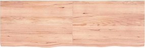 vidaXL Πάγκος Μπάνιου Αν. Καφέ 120x40x(2-4) εκ. Επεξεργ. Μασίφ Ξύλο