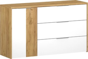 Μπουφές Avanti Χρυσός Δρυς-Λευκό 139.4x41.5x82.5cm TO-AVANTI1D3S