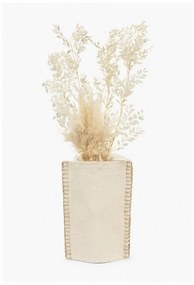 Κάλυμμα Βάζου - Μπουκαλιού Βαμβακερό Asana CAASANA28BCR 28x17cm Ecru Calma House Cotton