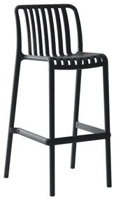Σκάμπο Bar Πολυπροπυλενίου Convee Μαύρο 38,5x49,5x102Υεκ.