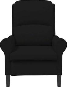 vidaXL Πολυθρόνα Μαύρο 76 x 94 x 102 εκ. Μικροΐνες