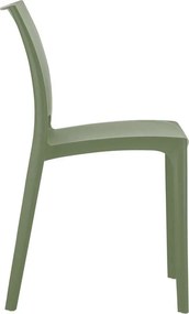 Καρέκλα Πολυπροπυλενίου Maya Olive Green 44Χ50Χ81εκ.