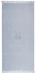 Πετσέτα Θάλασσας 90x190 Greenwich Polo Club 3624 Ασημί-Γκρι