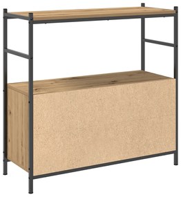 vidaXL Βιβλιοθήκη Artisian Δρυς 80x30x78,5 εκ. Επεξεργασμένο ξύλο