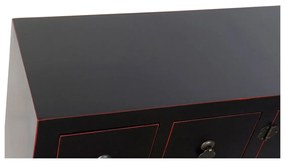 Τηλεόραση DKD Home Decor Μαύρο Πολύχρωμο Ξύλο Έλατο Ξύλο MDF 130 x 24 x 51 cm