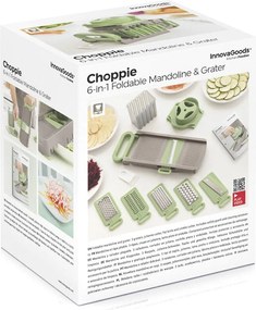 Πτυσσόμενος Τρίφτης - Μαντολίνο 6-σε-1 Choppie InnovaGoods