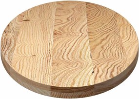 vidaXL Επιτραπέζια επιφάνεια 140x60x4 εκ. από Μασίφ Ξύλο Δρυός Οβάλ