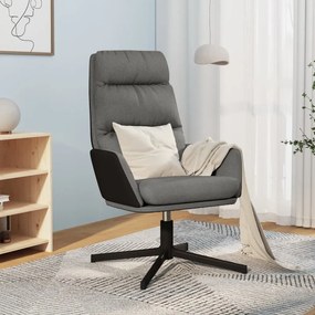vidaXL Πολυθρόνα Relax Ανοιχτό Γκρι Υφασμάτινη